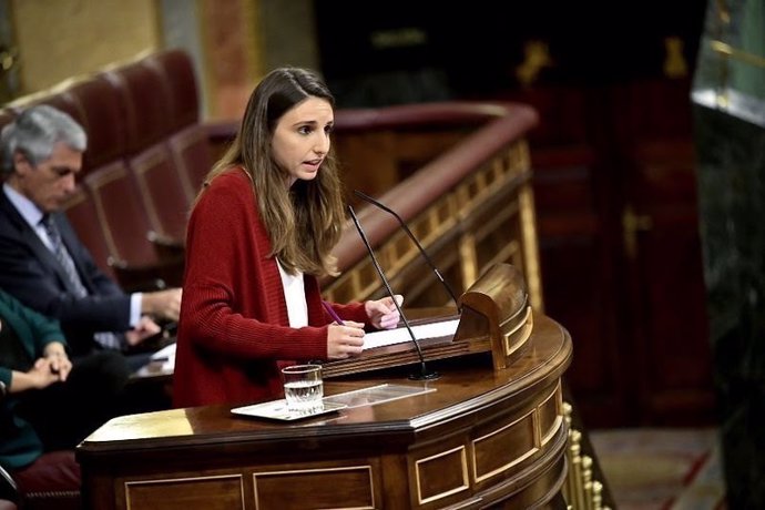 La diputada mallorquina de Unidas Podemos, Lucía Muñoz