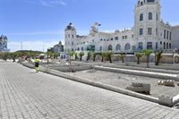 Las obras de la Plaza de Italia se retrasan dos meses y costarán medio millón más