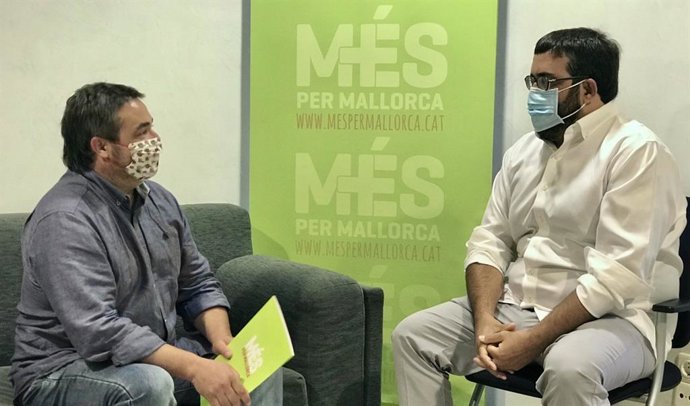 El diputado de MÉS Joan Mas y el senador de la formación, Vicen Vidal.