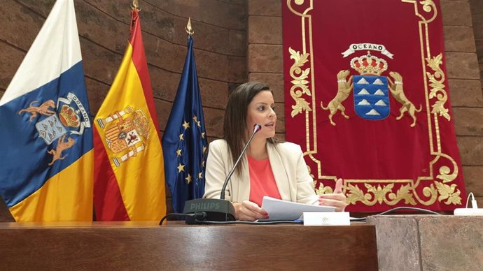 La consejera de Turismo del Gobierno de Canarias, Yaiza Castilla, en la Comisión de Discapacidad