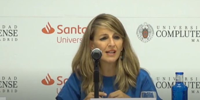 La ministra de Trabajo, Yolanda Díaz.