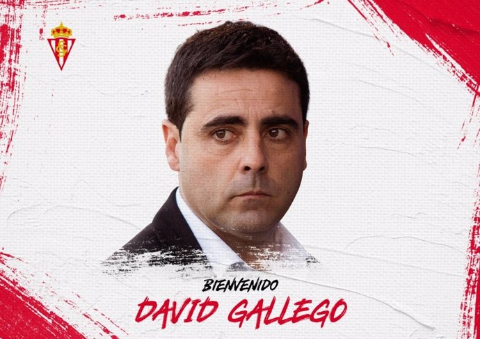 El entrenador David Gallego, nuevo técnico del Real Sporting de Gijón