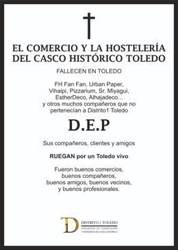 Campaña comerciantes Distrito 1 de Toledo.