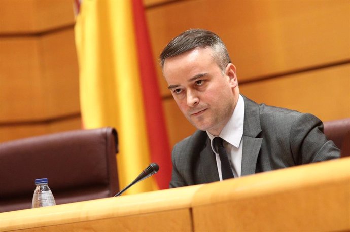 El director del Gabinete de la Presidencia del Gobierno, Iván Redondo, interviene en la comparecencia en el Senado en Comisión Mixta de Seguridad Nacional, en Madrid (España), a 25 de junio de 2020.