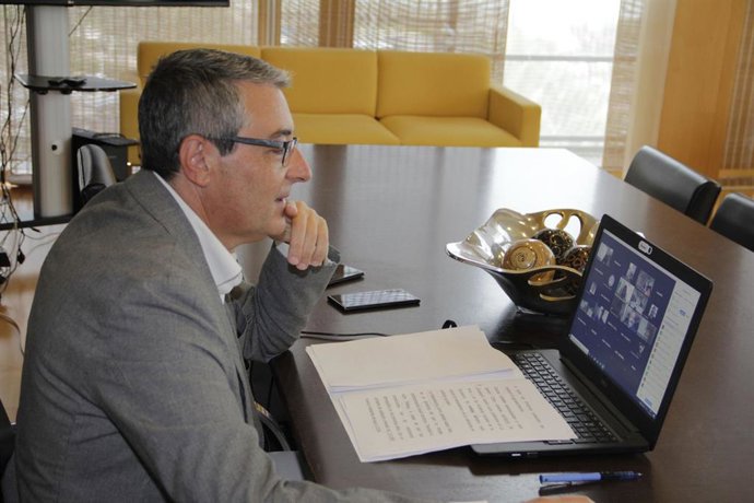 Francisco Salado, presidente de la Diputación de Málaga, en el foro nacional 'Málaga para mover España: innovación y tecnología, aliadas por el reto demográfico'