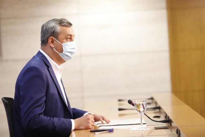 El portavoz del Ejecutivo riojano, Chus del Río, da cuenta de los asuntos aprobados en Consejo de Gobierno