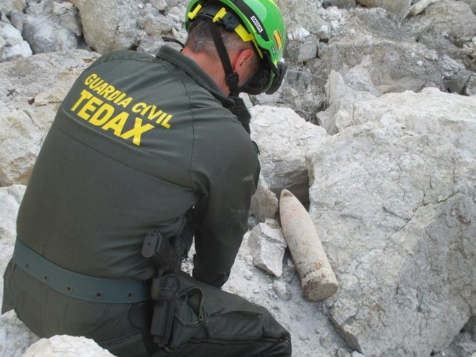 Proyectil neutralizado