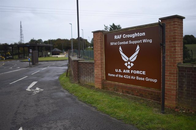 Base de la RAF en Croughton, Northamptonshire, cerca de donde fue atropellado mortalmente Harry Dunn por la estadounidense Anne Sacoolas