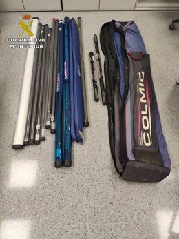 Equipo de pesca extraviado