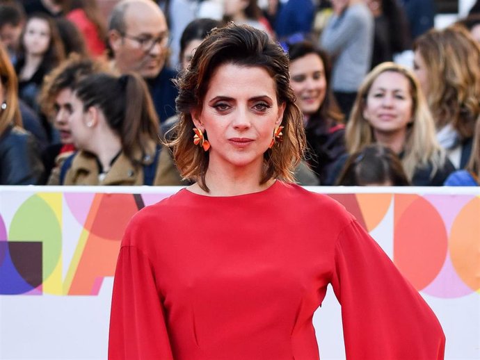 Actress Macarena Gomez attends the Malaga Film Festival 2019 closing day gala at Cervantes Theater on March 23, 2019 in Malaga, Spain.