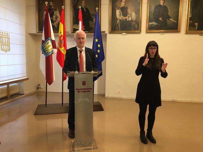 Declaración institucional del alcalde de Logroño, Pablo Hermoso de Mendoza