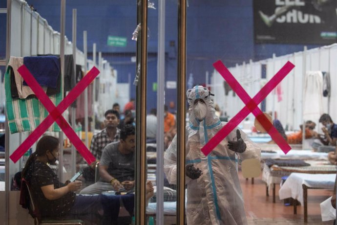 India.- India supera su récord de coronavirus con más de 45.000 casos en el últi