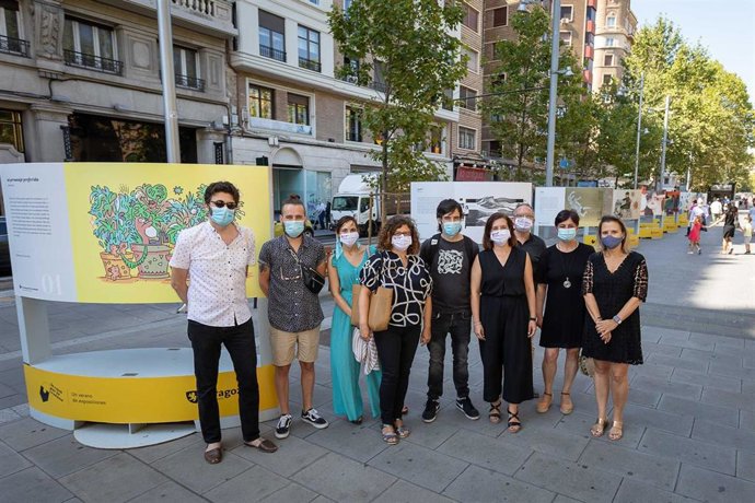 La Gran Vía de Zaragoza acoge una muestra sobre los sentimientos de escritores e ilustradores durante el confinamiento.