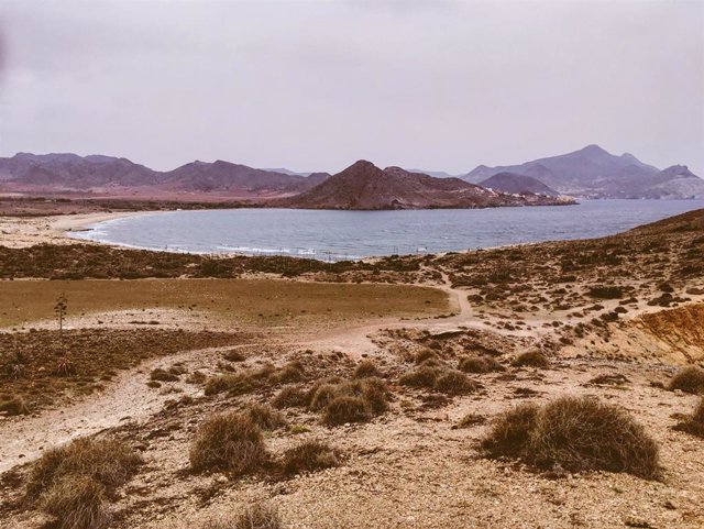 Playa de Los Genoveses, en el parque natural de Cabo de Gata