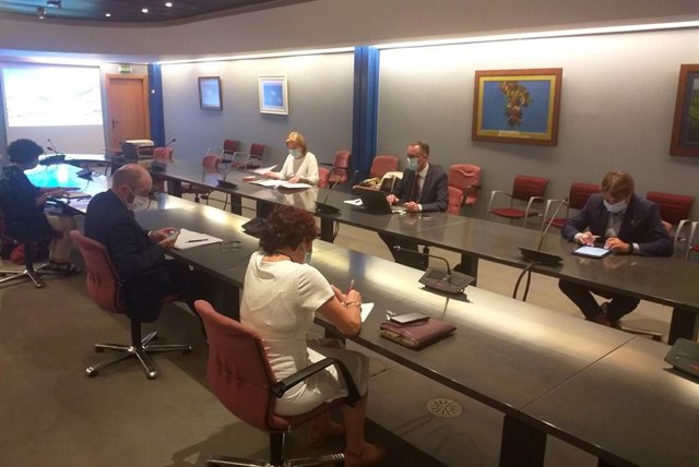 Reunión del comité para la desescalada de Asturias con el sector de la Hostelería.