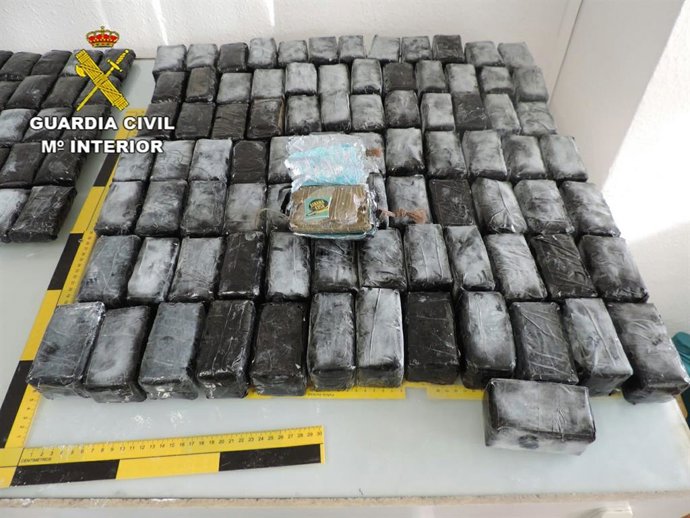 Operación tráfico hachís en la A-4.