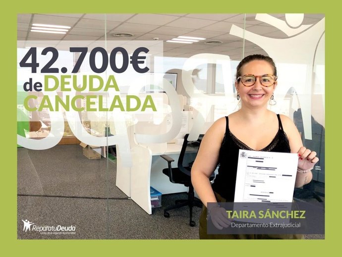 Taira Sanchez del departamento Extrajudicial de Repara tu deuda