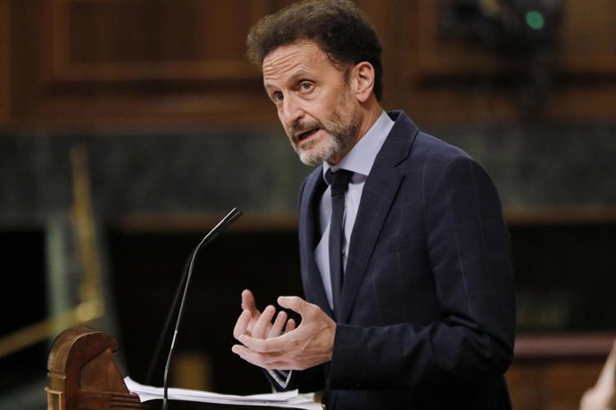 El portavoz adjunto de Ciudadanos en el Congreso de los Diputados, Edmundo Bal, durante una sesión plenaria en la Cámara Baja.
