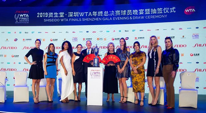 Las ocho tenistas participantes de las Finales de la WTA de Shenzhen de 2019
