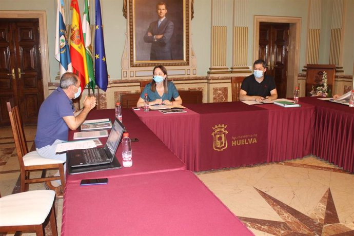 Reunión del Comité Local de los Campeonatos del Mundo de Bádminton Huelva 2021.
