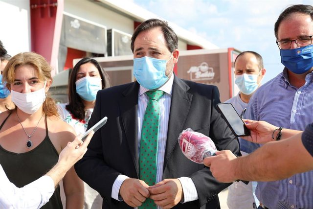 El presidente del PP, Paco Núñez, en Motilla del Palancar.