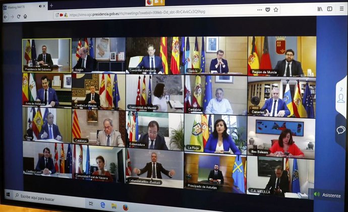 Conferencia de presidentes con Pedro Sánchez.