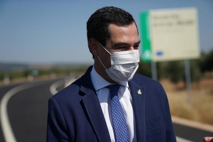 El presidente de la Junta de Andalucía, Juanma Moreno