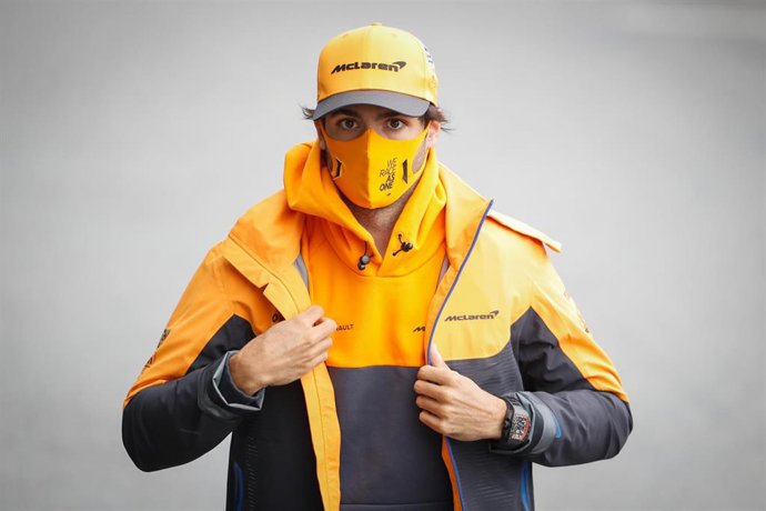 Carlos Sainz durante el Gran Premio de Hungría 2020