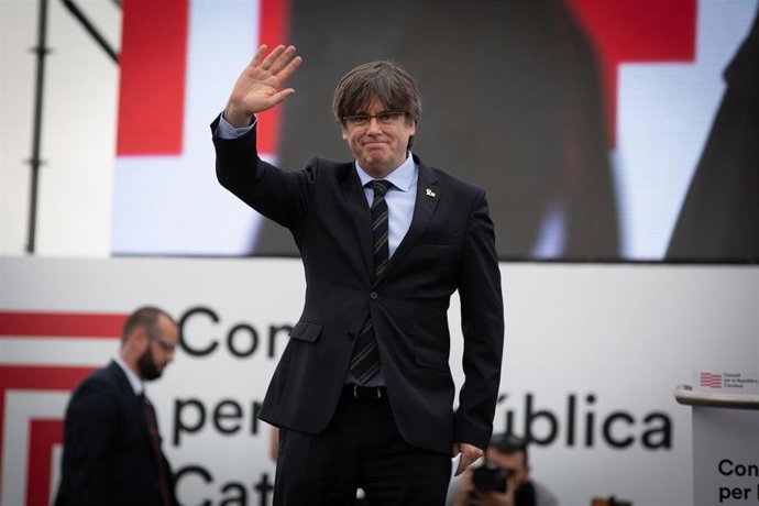 El expresidente de la Generalitat Carles Puigdemont