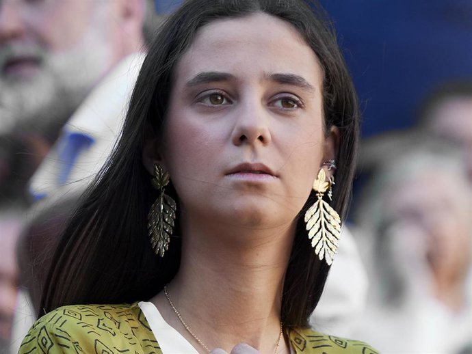Victoria Federica de Marichalar y Borbon  attends La Beneficiencia Bullfight at Las Ventas Bullring on June 12, 2019 in Madrid, Spain.