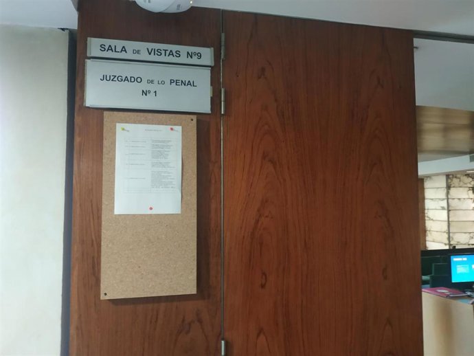 Imagen de archivo de la sala de vistas del Juzgado de lo Penal 1.