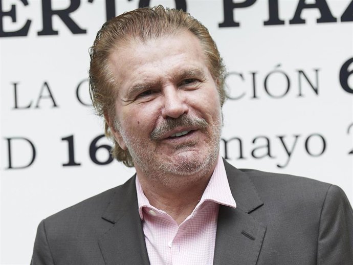 Edmundo Arrocet von Lohse 'Bigote Arrocet' attends the fashion show presentation of argentinian designer Roberto Piazza at Argentina Embassador's residence on May 16, 2019 in Madrid, Spain.