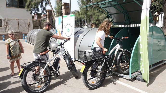 Bicicletas eléctricas del proyecto europeo de movilidad sostenible Elviten