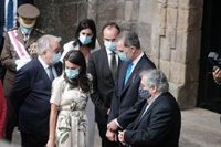 (AM)Felipe VI recuerda ante el Apóstol a las víctimas de la pandemia y el "impagable sacrificio de los ciudadanos"