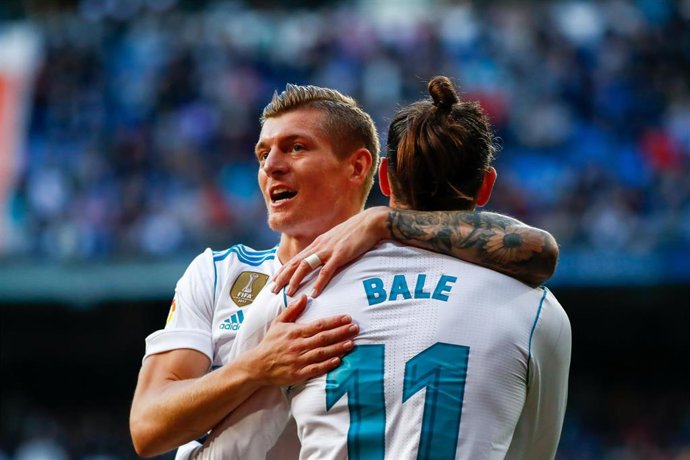Kroos y Bale en un partido del Real Madrid