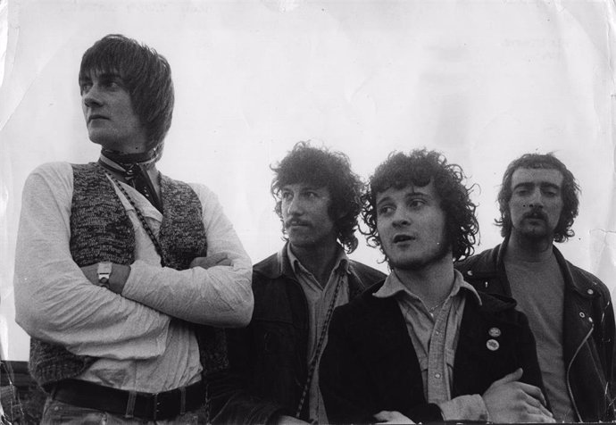 Mick Fleetwood, Peter Green, Jeremy Spencer y John McVie, integrantes de Fleetwood Mac en 1968