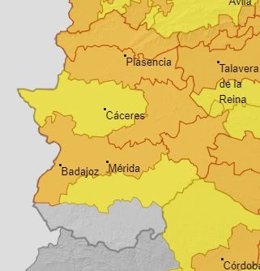 Alertas para el 27 de julio en Extremadura