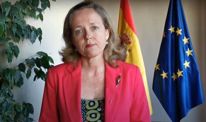 La vicepresidenta tercera y ministra de Asuntos Económicos y Transformación Digital, Nadia Calviño.
