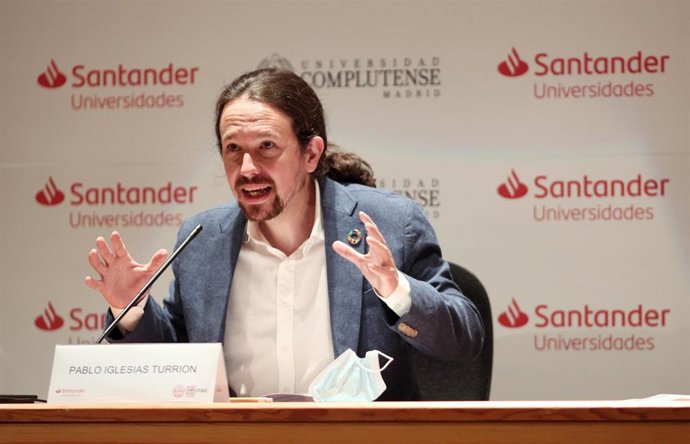 El vicepresidente segundo del Gobierno, ministro de Derechos Sociales y Agenda 2030, Pablo Iglesias.