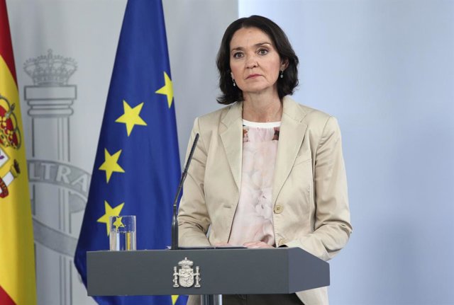 La ministra de Industria, Comercio y Turismo, Reyes Maroto, a 26 de mayo de 2020.