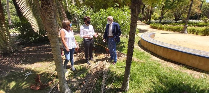 Beltrán Pérez visita un parque