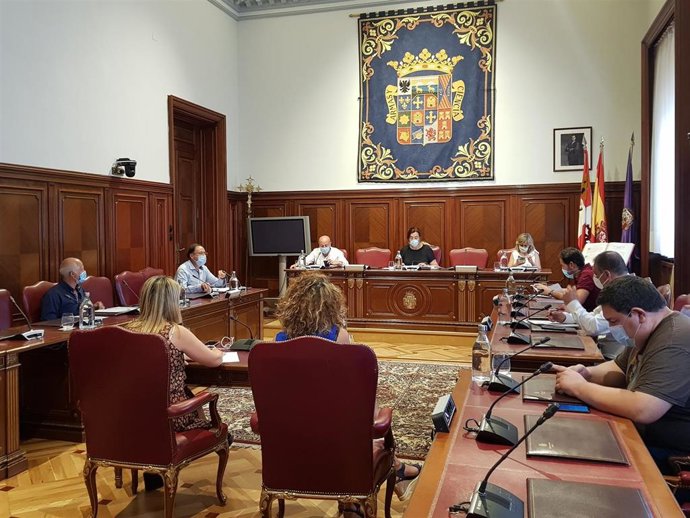 Reunión dela Junta de Gobierno de Diputación de Palencia.