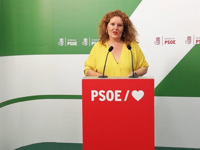 Araceli Maese en rueda de prensa