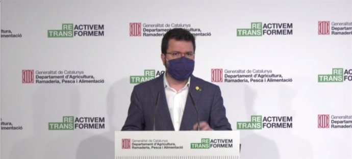 El vicepresidente del Govern, Pere Aragons