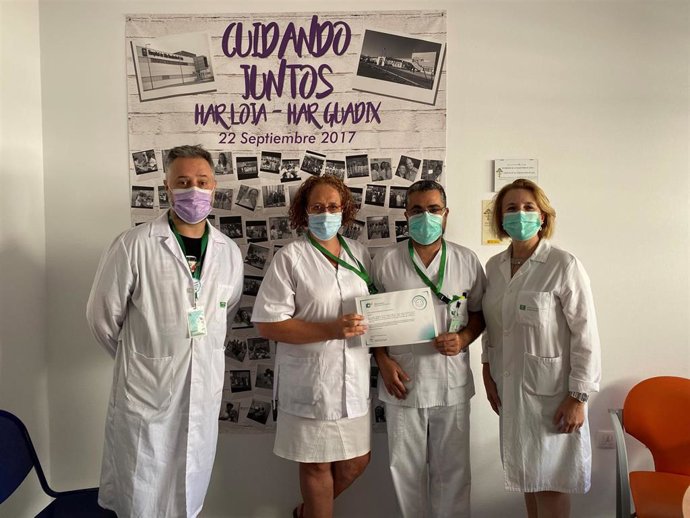 Profesionales sanitarios con la acreditación