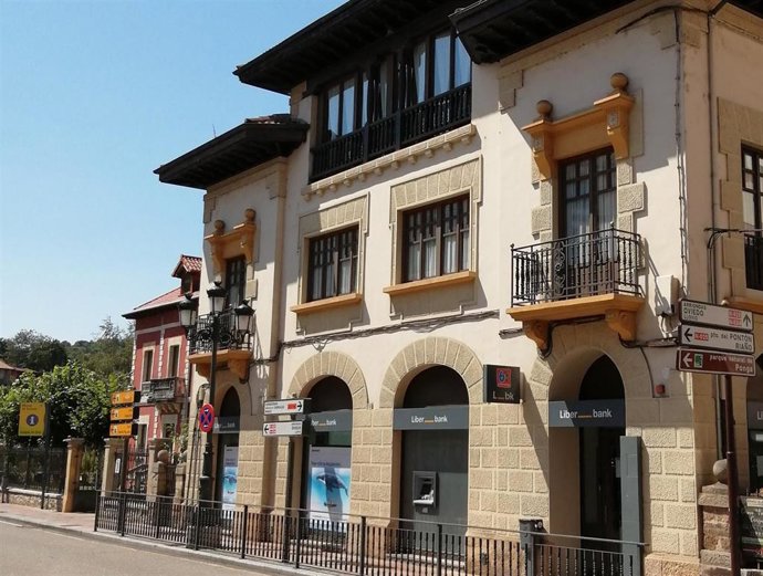 Oficina de Liberbank en Cangas de Onís.