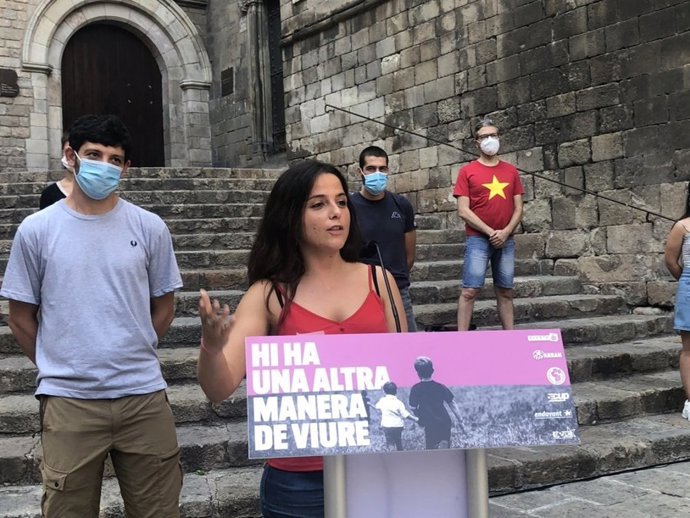 La diputada de la CUP en el Parlament Maria Sirvent