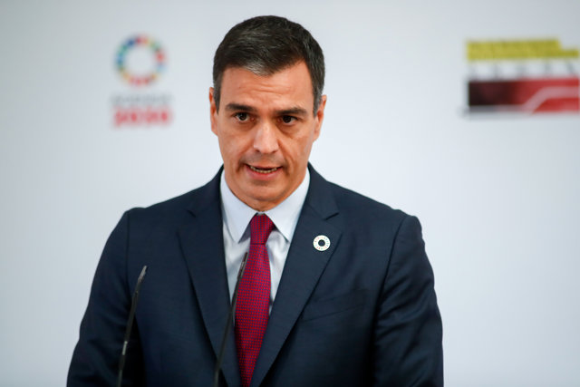El presidente del Gobierno, Pedro Sánchez, preside la presentación del Plan de Modernización de la Formación Profesional, en Moncloa, Madrid, a 22 de julio de 2020