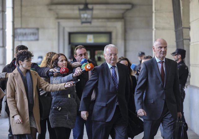 El exconsejero de Empleo de la Junta de Andalucía, Antonio Fernández el día que fue comunicada la sentencia de los ERE