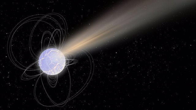 Una estrella muerta emite una mezcla de radiación inédita